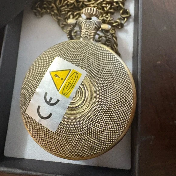 Vintage look Motorcycle Pocket Watch Pendant - Picture 5 of 14